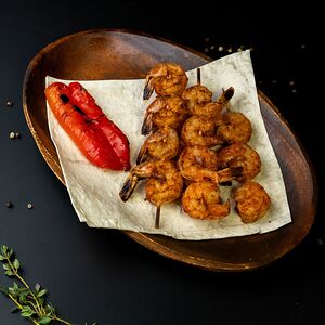 Креветки на углях