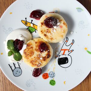 Сырники со сметаной