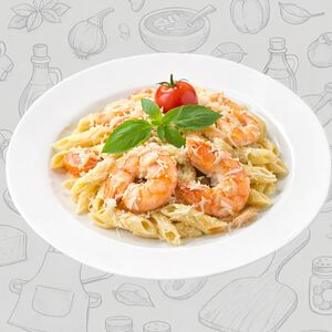 Паста с креветками