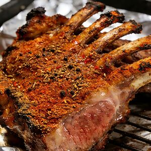 Жареные бараньи ребрышки 