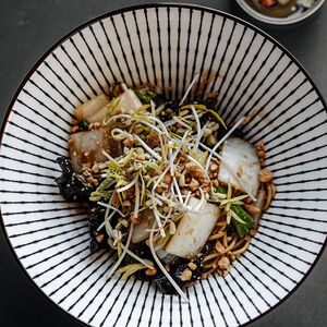 Лапша рамен с овощами 