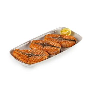 Семга на гриле