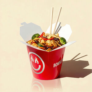 Вок курица терияки