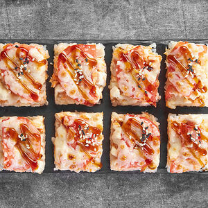 Суши-пицца с курицей