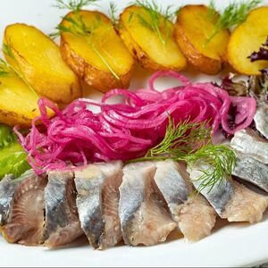 Селедка с картофелем
