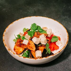 Жареный баклажан с тофу