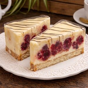 Торт с профитролями и вишней