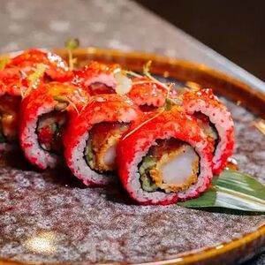 Калифорния с креветкой и форелью