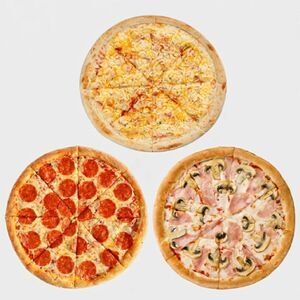 3 пиццы малые