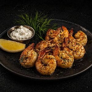 Креветки жареные 