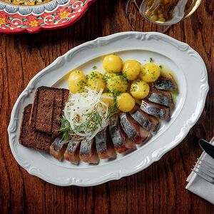 Сельдь с картофелем