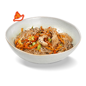 Острая Фунчоза со свининой и овощами
