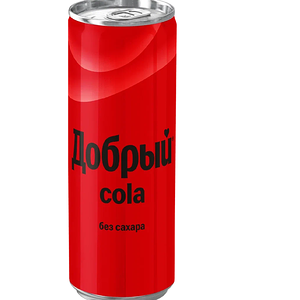Добрый Кола без сахара 0,33 ж/б