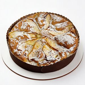  Шарлотка с яблоками 