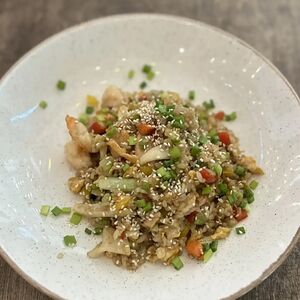 Жареный рис с морепродуктами