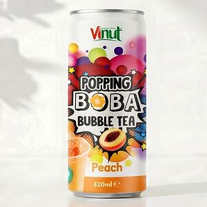 Напиток Vinut Bubble Tea со вкусом персика