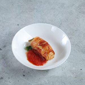 Куриная грудка в беконе с Моцареллой и томатами