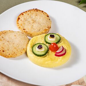 Куриные котлетки с картофельным пюре