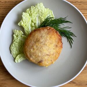 Котлета куриная жареная