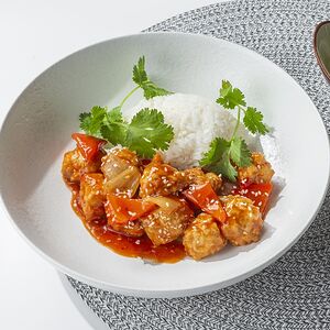 Цыплёнок в кисло-сладком соусе