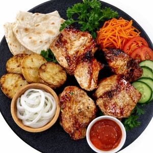 Комбо со свиной шейкой