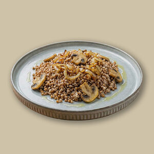 Гречка с жареными грибами