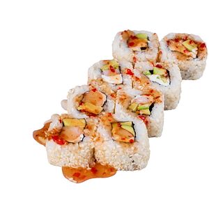 Креветки с ананасовым перцем чили 