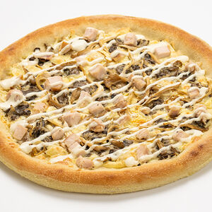 Пицца Гурме с вешенками и сулугуни классическая