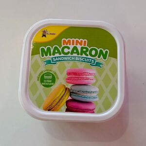 Печенье-макаруны Mini Macaron со вкусом мороженого матча
