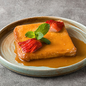 Гренка с лаймовой карамелью