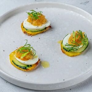 Бутеры со щучьей икрой