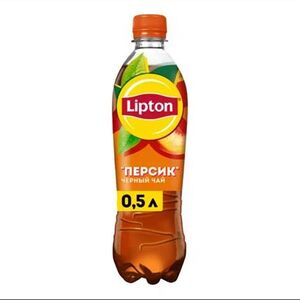 Lipton зелёный чай с персиком