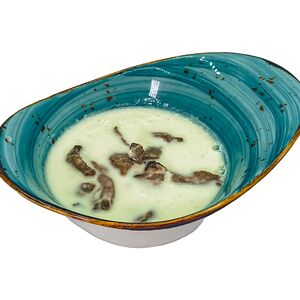 Печень говяжья в сырном соусе