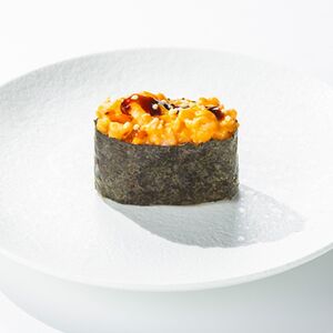 Гункан с креветкой под соусом том-ям (1 шт.)