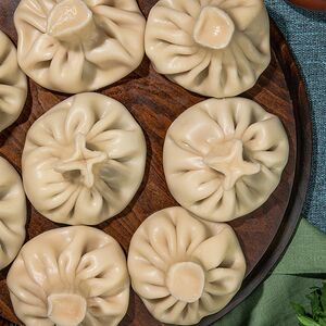 Хинкали с грибами и трюфельным маслом (3 шт)