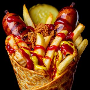 Рулле с колбасками