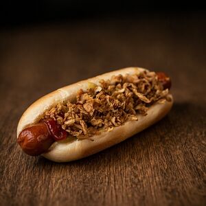 Гриль-дог с сосиской чили