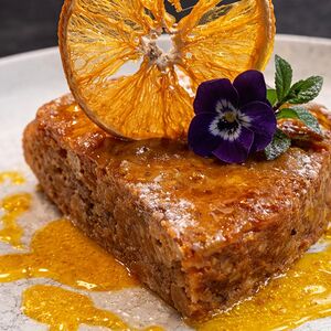 Морковный торт с фундуком