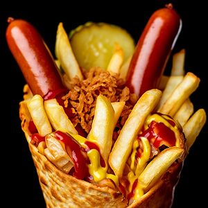 Рулле с сосисками