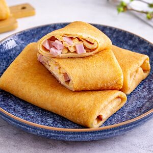 Блинчики с ветчиной и сыром 