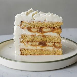 Арахисовый с бананом и карамелью