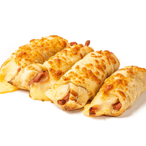 Рогалики с ветчиной