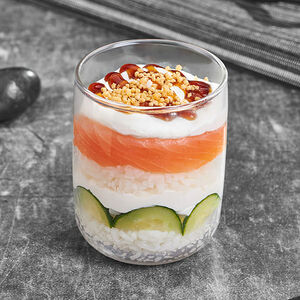 Трайфл с лососем