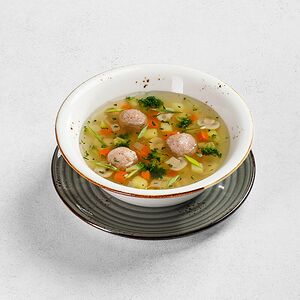 Грибной с растительными фрикадельками