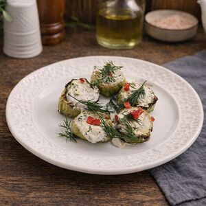 Кабачки в чесночном соусе