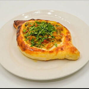 Хачапури лодочка с курицей