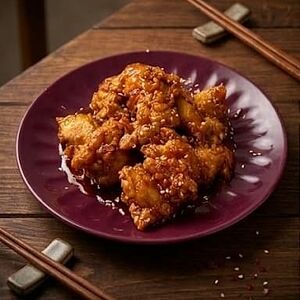 Курочка без кости в сладком соусе и кимчи(15шт)
