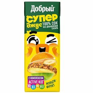 Супер Джус Сок 0,2 (мультифрукт)