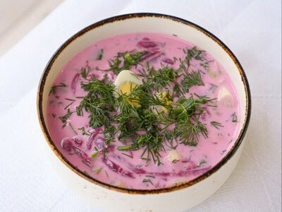 Холодник с печоной картошкой