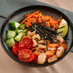 Поке Микс лосось-креветка